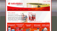 Desktop Screenshot of inchroma.cz
